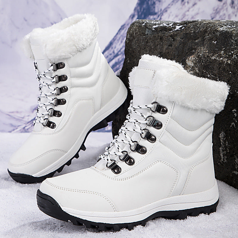 Bootara Unisex Snow Boots - Thermal Fleece Lined Winter Shoes with Non-Slip Sole (US 5-11)