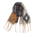 Diamond Argyle Fringe Blanket Scarf Wrap