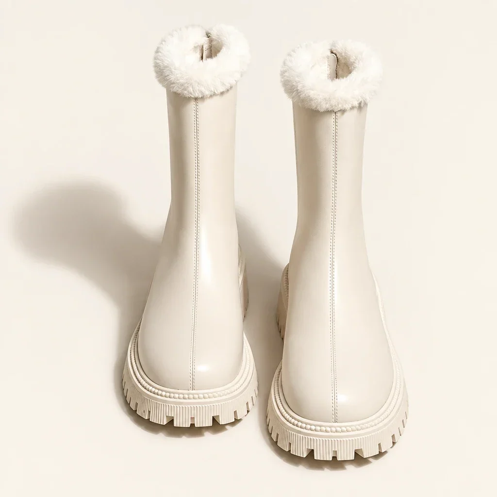 Thermal Ankle Boots with Slip-Resistant Sole
