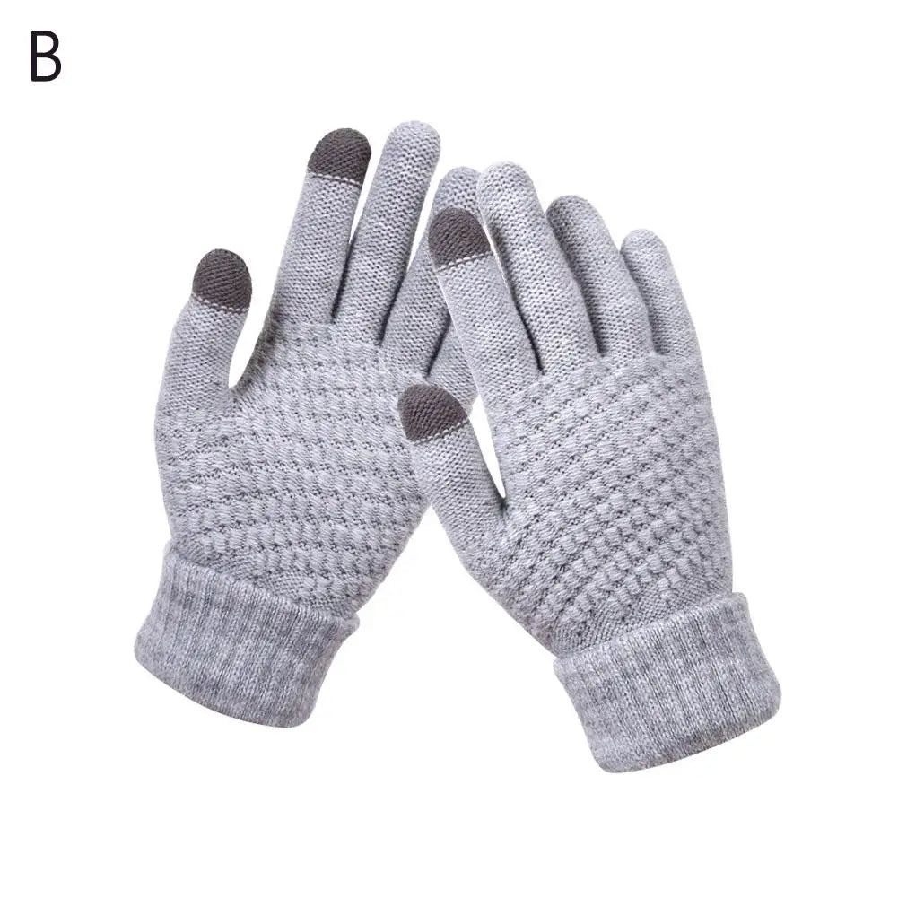 Women's Knitted Thicken Winter Hand Warmer Gloves – 4 Colors